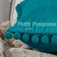 thumbnail image 4 of Pillow Covers Cushion Covers With Pom-Poms, 4 of 5