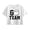 WHITE, variant on Instant Message - Go Team Baseball - Youth Girls Boxy T-Shirt