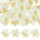 thumbnail image 1 of Cabezas de Flores de Orquídea Artificial de 20 Paquetes, Cabezas de Flores de Mariposa de Seda Falsa para Decoración [2.76", Blanco Amarillo], 1 of 1