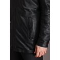 thumbnail image 5 of Long Leather Jacket Men - Men's Genuine Leather Car Coat and Jackets - Leather Luxury Outerwear Men - Men's Leather Pea Coat, 5 of 7