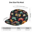 thumbnail image 6 of Uemuo Retro Video Game Pattern Women's Baseball Cap,Straight Brim Hat,Golf Dad Hat,Travel Hat,Sun Protection Cap,Everyday Accessory, 6 of 9