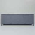 thumbnail image 4 of Jacques 84 in. W x 22 in. D Dark Grey Double Bath Vanity and White Quartz Top, 4 of 9