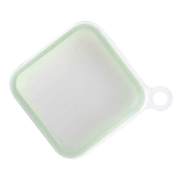 Bewildely Caja de tostadas PP Envase de sándwich de plástico Caja de almacenamiento de bocadillos portátil Trabajo Cocina y Comedor
