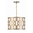 thumbnail image 6 of 2265-AG Crystorama Lighting Jennings - Three Light Pendant in Traditional and Contemporary Style - 18.25 Inches Wide by 15 Inches High-Aged Brass, 6 of 9