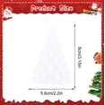 thumbnail image 3 of Gaecuw Luminous LED Christmas Tree, 3D Desktop Night Lamp with Warm Glowing Effect, creates a Cozy Atmosphere for Bedside and Tabletop, 3.15x2.20 Inch, Great for Christmas Decoration, White, 3 of 9