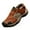 Brown, variant on Lopsie Men's Outdoor Hiking Sandals Beach Sandals Leather Closed Toe Fisherman Sandal For Men