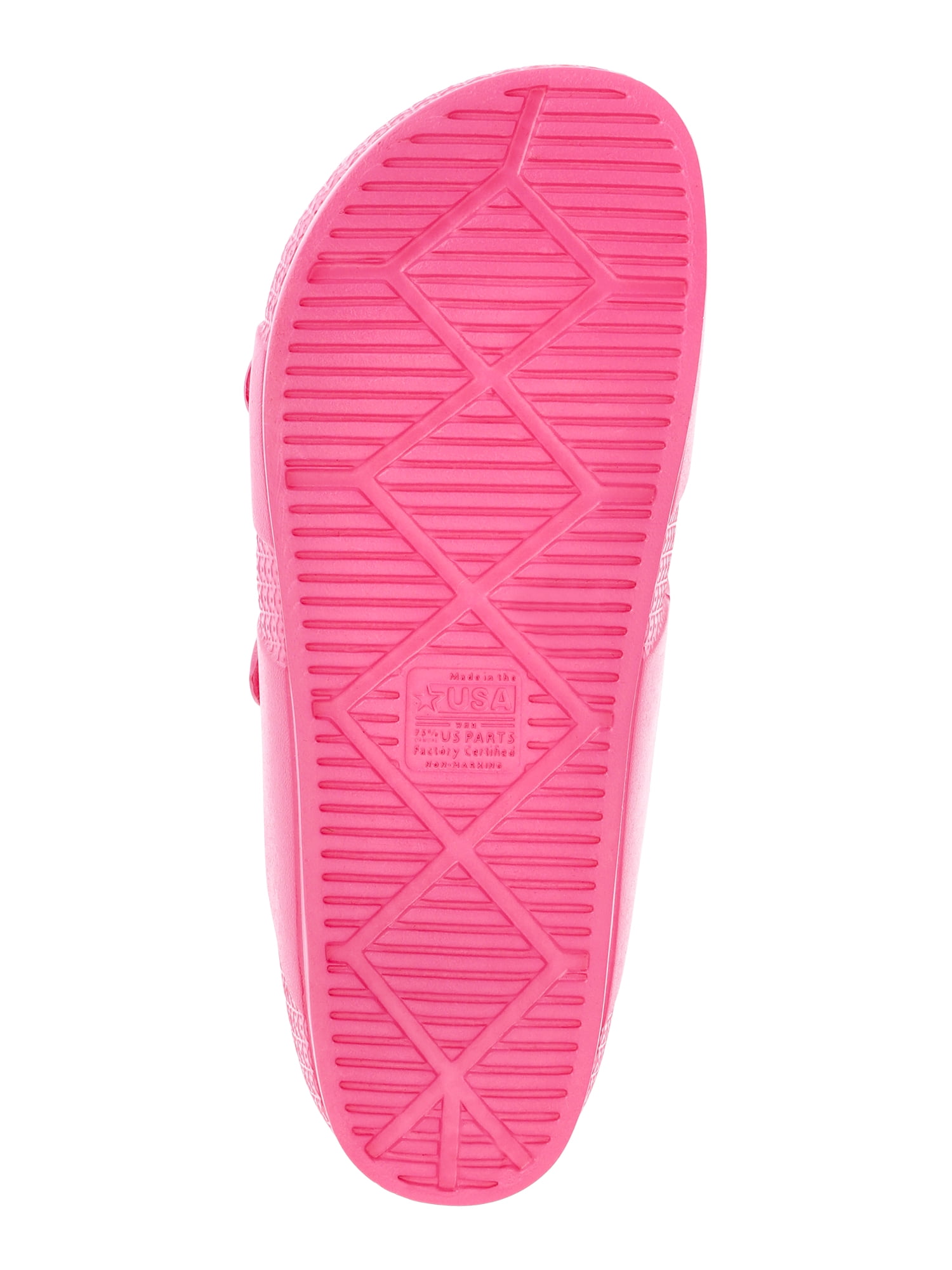 No Boundaries Women's Two Buckle Slide Sandals