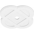 thumbnail image 3 of 26"OD x 3"ID x 10 1/4"C x 1"P Charlotte Architectural Grade PVC Contemporary Ceiling Medallion, 3 of 7