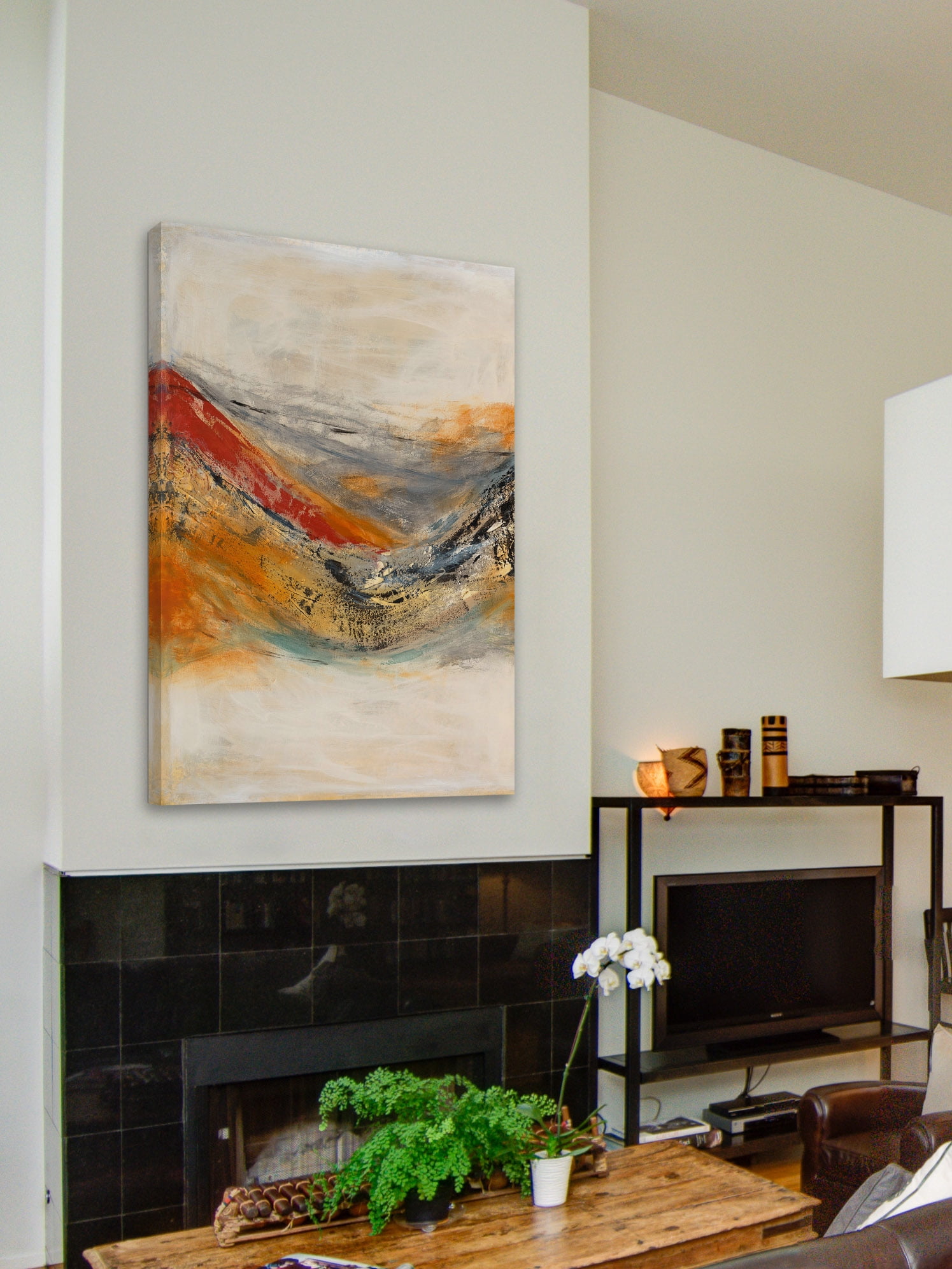 "Entwine I" Painting Print on Wrapped Canvas