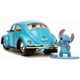 thumbnail image 4 of Stitch & Volkswagen Beetle Jada 1:32 Colección Jadatoys Volkswagen Vocho Stitch, 4 of 4