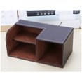 thumbnail image 4 of facefd Desk Organizer Leather Stylish Smooth Storage Box Durable Lightweight Multifunction Pen Holder Phone Business Office Black, 4 of 9
