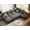 Dark Grey, variant on 85 Inch Modular Sectional Sofa Couch with Pull Out Bed, L Shaped 5 Seat Cloud Sectional Sleeper Sofa with Storage, Removable Sofa Cover, Dark Grey