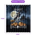 thumbnail image 5 of Happy Halloween English Setter Witch Pumpkins Bats Shower Curtain Dog Lover Waterproof Bathroom Bathtub Curtain - 13012, 5 of 5