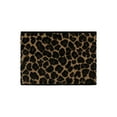 thumbnail image 3 of Authentic Hotel and Spa  Turkish Cotton Cheetah Jacquard Trim Latte Brown Hand Towel, 3 of 3