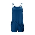 thumbnail image 7 of Ksrymi Women's Clothing Casual Workout Sleeveless Outfit Set, Spaghetti Strap Tank Top with Pockets, Solid Loose Shorts Tow Piece Set Two Piece Sets for Women, 7 of 7