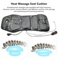 thumbnail image 4 of Heat Massage  Pad, Fatigue Relief USB Reduce Stress Intelligent Car  Massage Pad  For Home For Men Women, 4 of 8