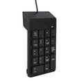 thumbnail image 1 of Ejoyous Numeric Keypad, USB Numeric Keypad,USB Numeric Keypad Mini Number Pad Numpad 18 Keys Keyboard for Laptop Desktop PC Pro, 1 of 7