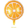 thumbnail image 4 of 8 globos de aluminio de cítricos naranjas, globos gigantes de aluminio de frutas, globos de mandarina para pequeños lindos cumpleaños, baby shower, fiesta temática de cítricos de verano, decoración, 4 of 4