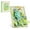 Green Flowers, variant on GZBrick Roses Flowers Bouquet Building Sets Picture Frame for Adults Girls Compatible with Lego Pink