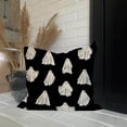 thumbnail image 2 of Halloween Pillow Covers 18x18 Set of 2 Autumn Decorative Seamless Ghosts Throw Pillow Cases Black Cushion Covers Outdoor Patch,Farmhouse,Thanksgiving,Home Décor, 2 of 6