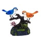 thumbnail image 2 of Loros parlantes, mascota electrónica, sonido de pájaro cantor que se activa 1 naranja y 1 azul, 2 of 9