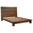 thumbnail image 2 of Maklaine Modern Wood Eastern King Platform Bed in Dark Brown, 2 of 9