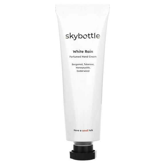 Skybottle Perfumed Hand Cream White Rain with White Rose Scent, Softening&Soothing Daily Hand Cream with Niche Scents Containing Shea Butter, Hyaluronic Acid, Sunflower Seed Extract, 1.7 Fl. Oz