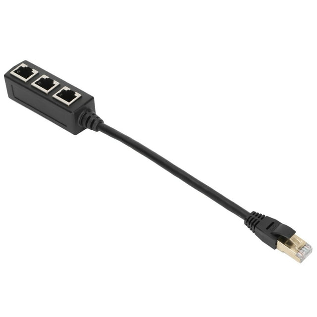 Adaptador Ethernet de Puerto, Cable Adaptador Ethernet RJ45 Cable Adaptador Ethernet R Adaptador Divisor R Tecnología Avanzada