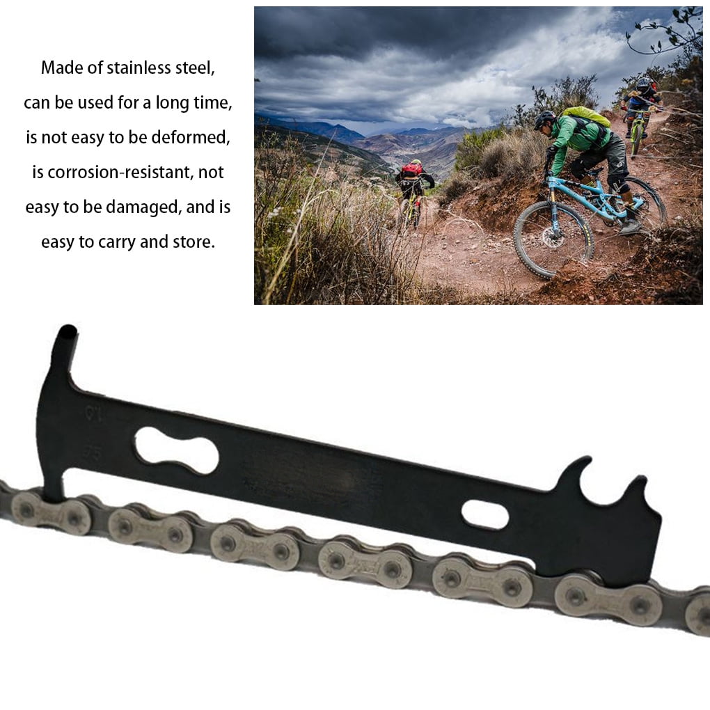 Bike Chain Wear Indicator Bike Road Cycling Chain Wear Checker Gauge Repair Tool 