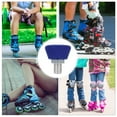thumbnail image 5 of Roller Skate Accessories Stopper Skating Jam Plugs Shoes Brakes Accessory Four Wheels Rubber Stainless Steel 2 Pcs, 5 of 6