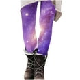 thumbnail image 5 of BLTIBY Leggings for Women High Waist Tummy Control Yoga Pants Star Printed Workout Soft Fashion Casual Trousers Multicolor 5 L, 5 of 7