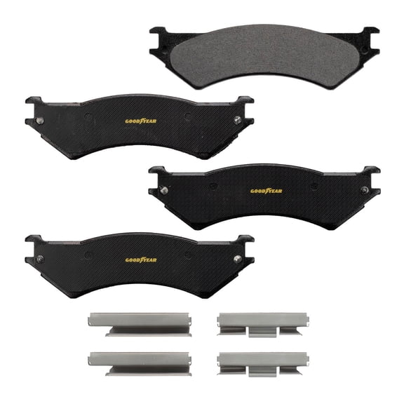 Goodyear Brakes GYD802 Truck and SUV Carbon Ceramic Rear Disc Brake Pads Set