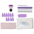 thumbnail image 3 of Set de eliminación de esmalte de uñas, separador de uñas, lima de uñas, cepillo para polvo, gel, almohadillas de algodón para remojo, 3 of 11