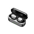 thumbnail image 2 of Auriculares intrauditivos compatibles con Bluetooth, auriculares recargables con Control táctil, auriculares deportivos portátiles para música con micrófono, huella dactilar, 1 par Vogacara EL022562-02B, 2 of 6