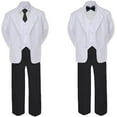 thumbnail image 2 of 27 Color New 2pc Satin Vest + Cummerbund only Baby Toddler Kid Teen Formal Boy, 2 of 4