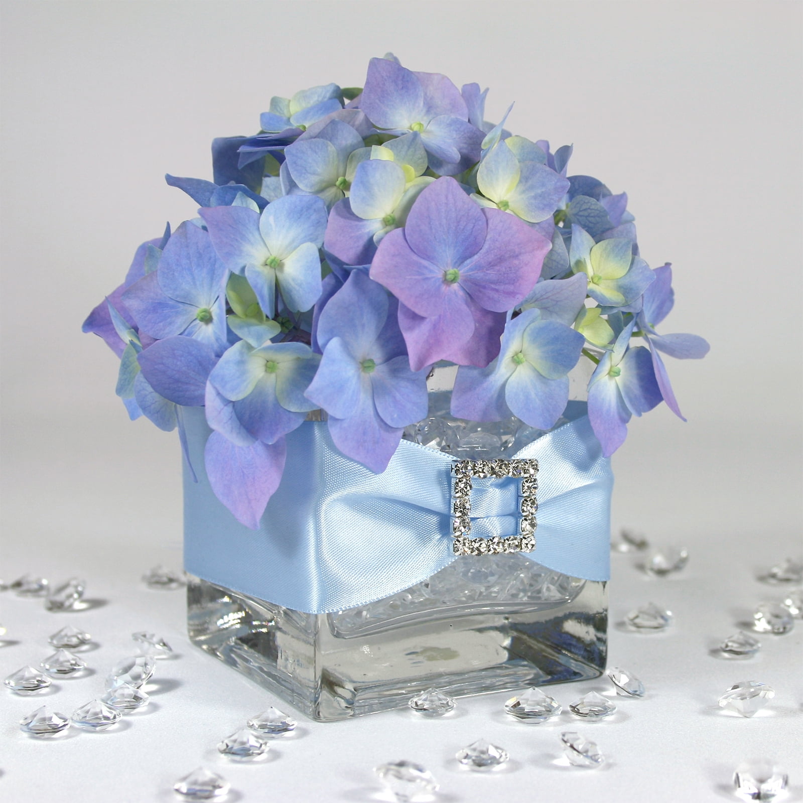 Unique Bargains Acrylic Wedding Diamonds Table Scatter Gems for Bridal Shower Rose Red