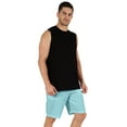 thumbnail image 2 of Inkmeso Casual Solid Elastic Waist Shorts For Men Loungewear With Pockets Cotton Short Pants, 2 of 7