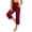Wine B, variant on Stamzod Capri Workout Pants for Women Casual Loose Fit Cropped Joggers with Pockets Summer Plus Size Capris White M