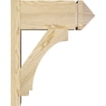 thumbnail image 3 of Ekena Millwork 8"W x 18"D x 22"H Imperial Rough Sawn Arts and Crafts Outlooker, Douglas Fir, 3 of 4