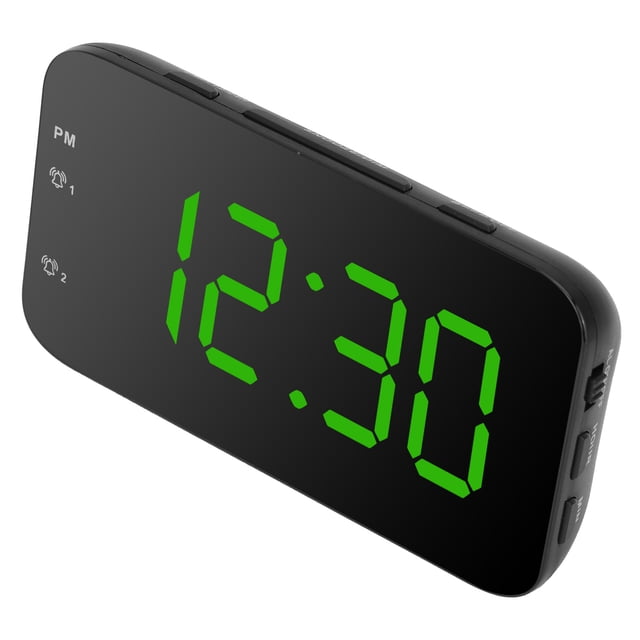 Reloj despertador Digital LED Jadeshay con repetición para cabecera