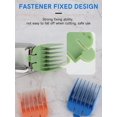 thumbnail image 3 of 8pcs/Set Colorful Electric Hair Cutter Limit Comb Set - Essential Spare Parts For Professional Hair Cutting, 3 of 4