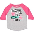 thumbnail image 3 of Inktastic Bows and Bling Its a Cheerleading Thing Girls Toddler T-Shirt, 3 of 5