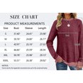 thumbnail image 5 of MOSHU Color Block Sweaters for Women Crewneck Long Sleeves Fashion Tops Pullover Fall Lightweight Women Sweaters, 5 of 11