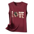 thumbnail image 4 of IROINNID Women's Round Neckline Tank Sleeveless 4th Of July Tops USA 4th Of July, 4 of 4