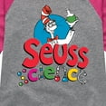 thumbnail image 3 of The Cat in the Hat - Seuss Science - Toddler And Youth Girls Raglan Graphic T-Shirt, 3 of 5