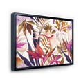 thumbnail image 3 of Designart 'VIntage Tropical Flowers III' Traditional Framed Canvas Wall Art Print, 3 of 5