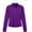 *Purple, variant on ClodeEU Women's Mock Neck Long Sleeve Sports Half Zip T-Shirt,Solid Color Athletic Workout Top Purple,Womens Plus M