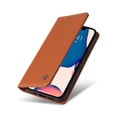 thumbnail image 5 of Funda para iPhone 13 Estuche de Cuero PU Tipo Cartera con Ranuras para Tarjetas y Cierre Magnético, 5 of 5