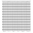 thumbnail image 3 of Ambesonne Geometric Shower Curtain, Zigzag Herringbone, 69"Wx70"L, Black White, 3 of 3
