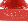 thumbnail image 3 of segolike 3D Merry Christmas Tree Greeting Card Postcard Birthday Message Cards Red, 3 of 9